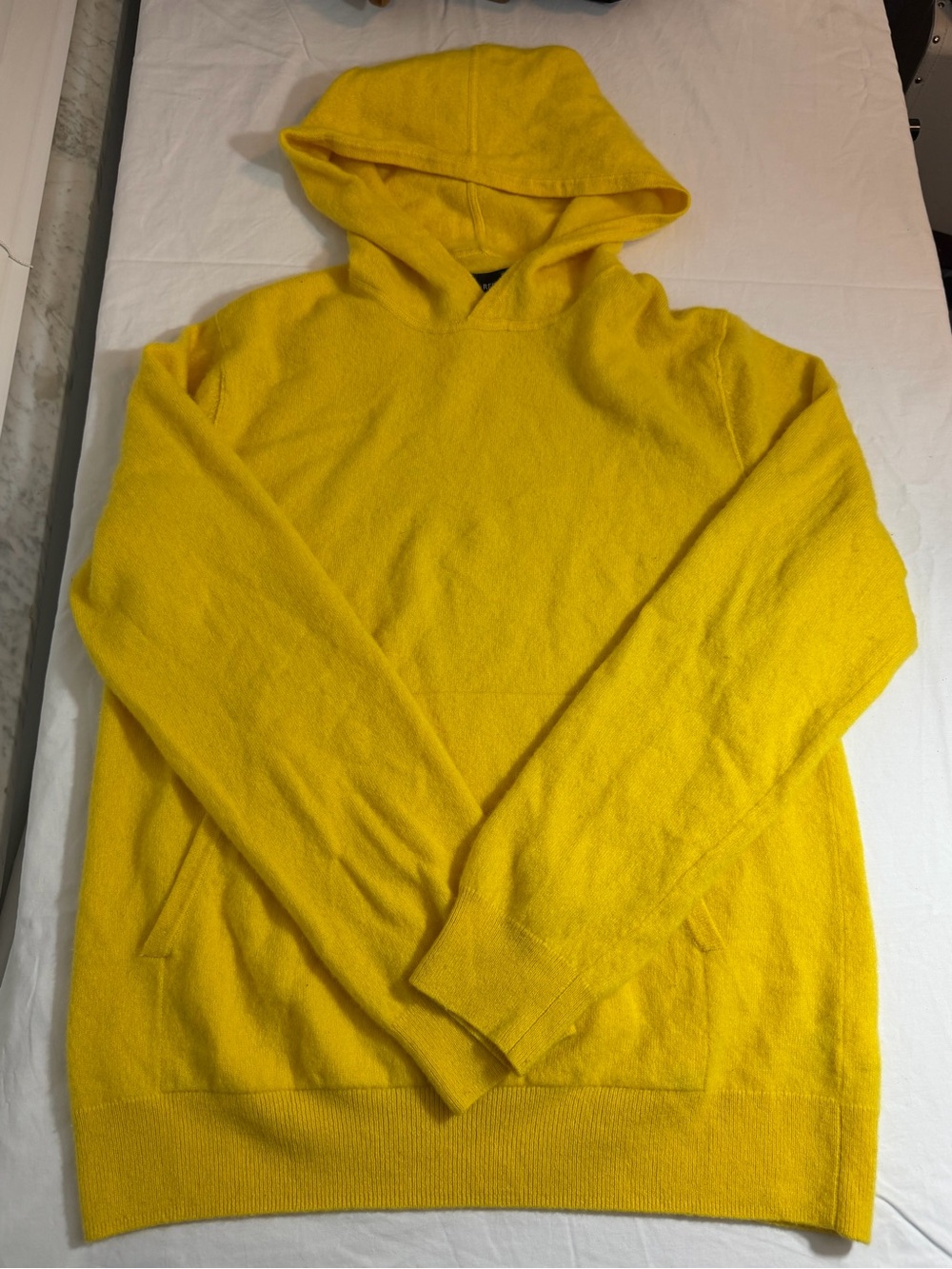 Banana Republic Sunny Yellow Men's Hooded Pullover